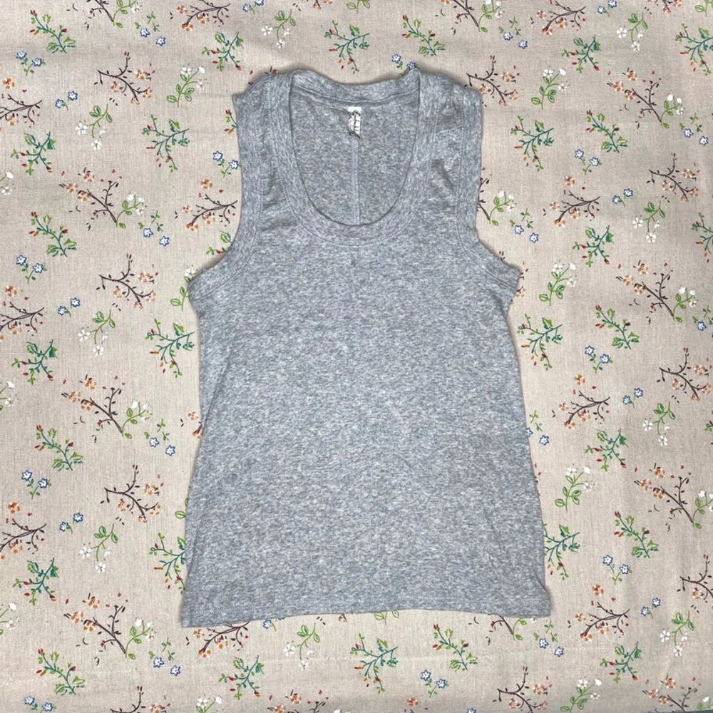 Gray Sleeveless Women's Top